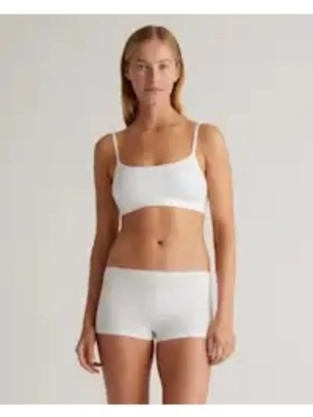 Quince Organic Cotton Scoop Bralette (2-pack) Size M